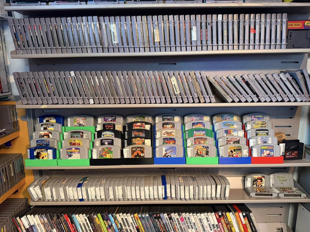 SNES and N64 games on display at Fair Trade Games